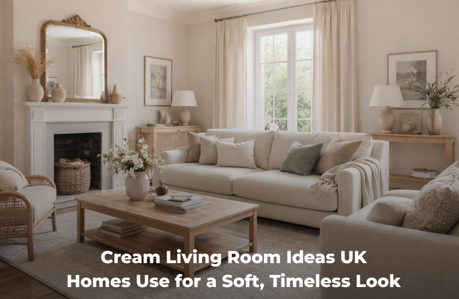 Cream Living Room Ideas UK