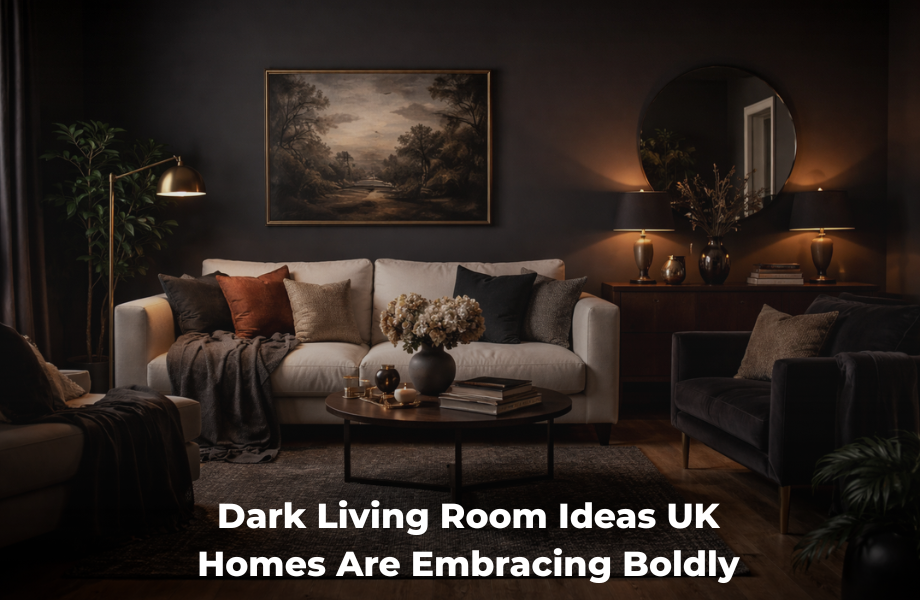 Dark Living Room Ideas UK
