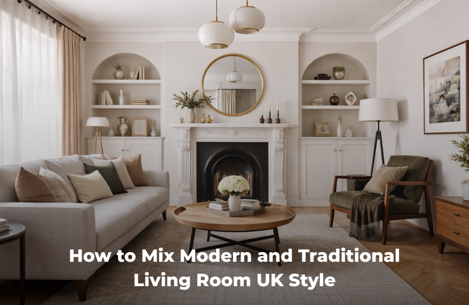 Mix Modern and Traditional Living Room UK