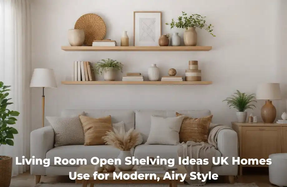 Living Room Open Shelving Ideas UK