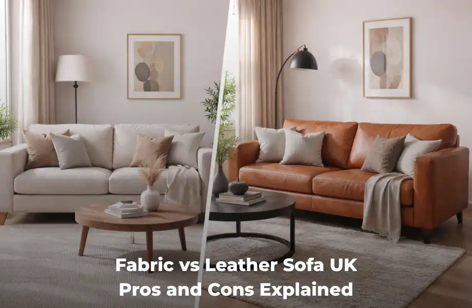 Fabric vs Leather Sofa UK