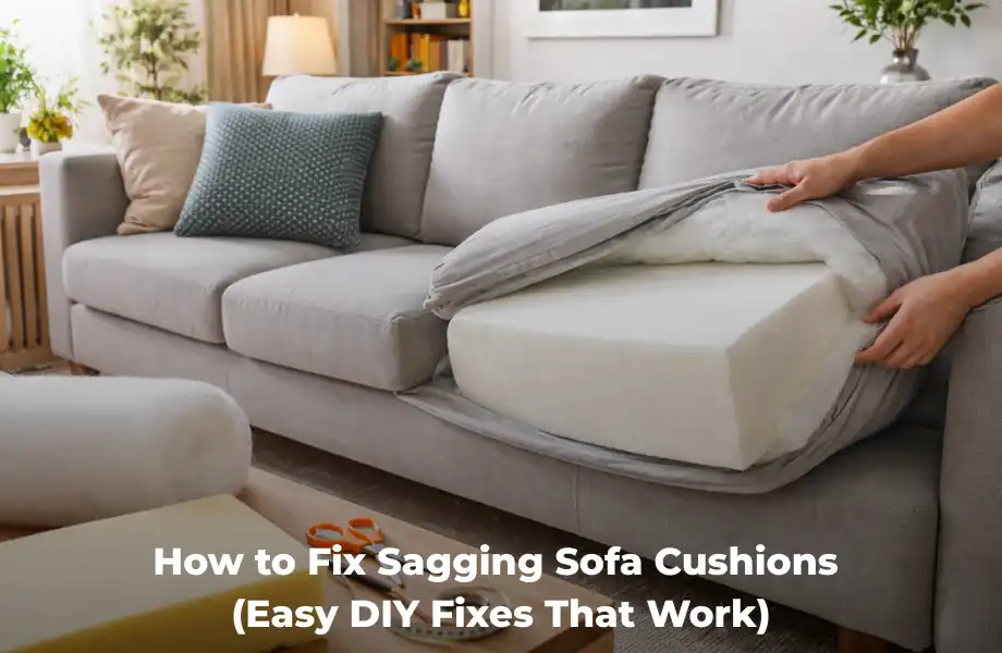 How to Fix Sagging Sofa Cushions