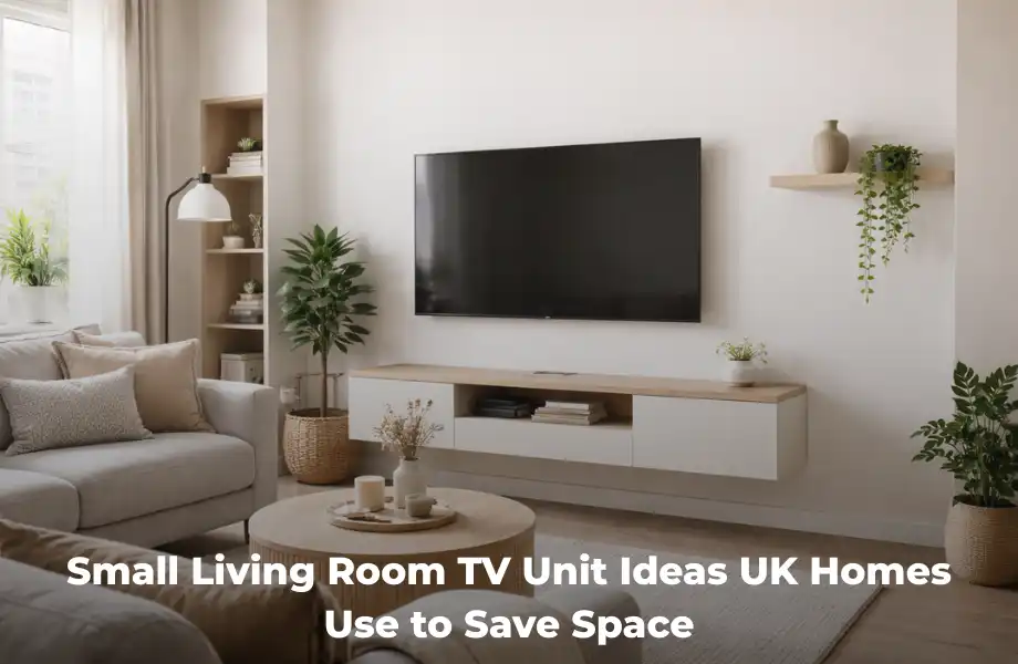 Small Living Room TV Unit Ideas UK