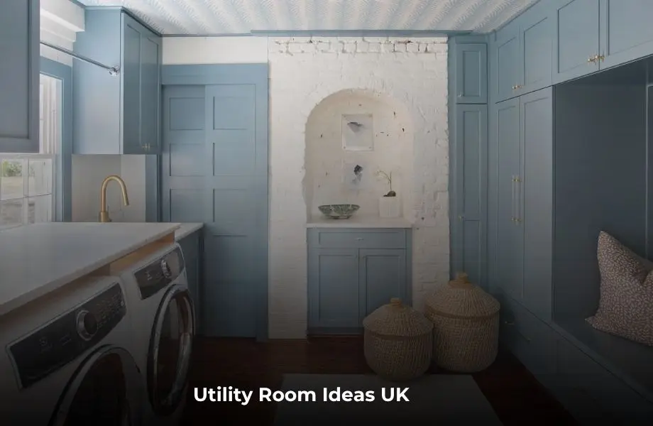 Modern utility room ideas UK with smart storage and layout design