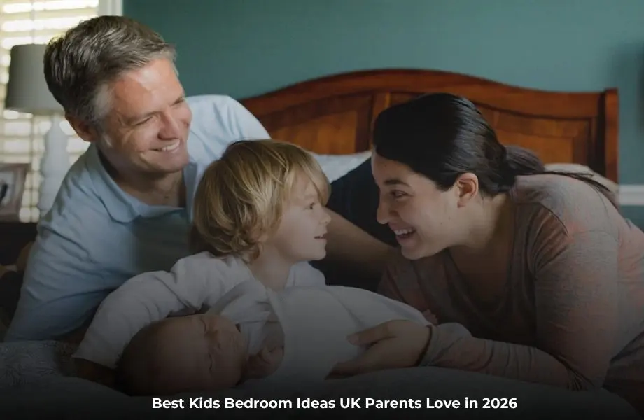 Stylish kids bedroom ideas UK with modern cosy décor and smart storage
