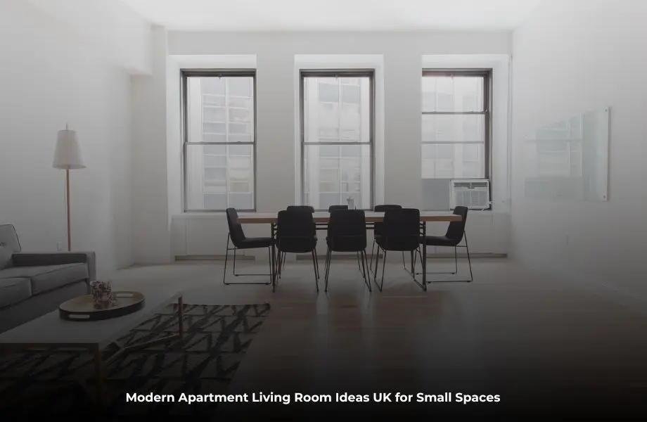 Modern apartment living room ideas UK for stylish small spaces