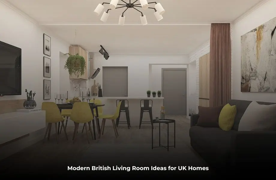 modern british living room ideas with cosy and stylish UK interior design