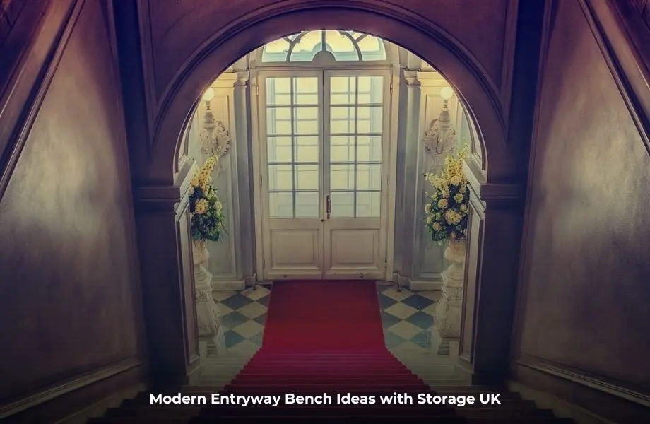 Modern entryway bench ideas with storage for a stylish UK hallway