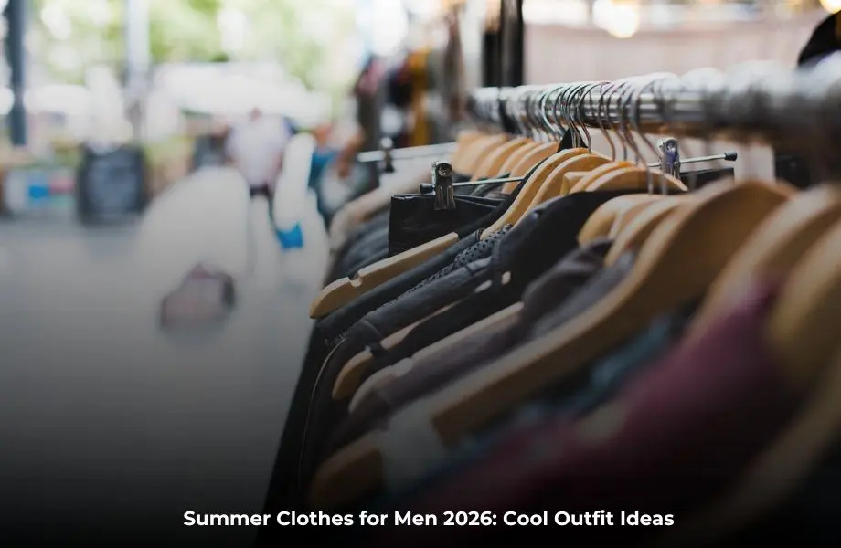 Summer clothes for men 2026 with breathable shirts and stylish casual outfits