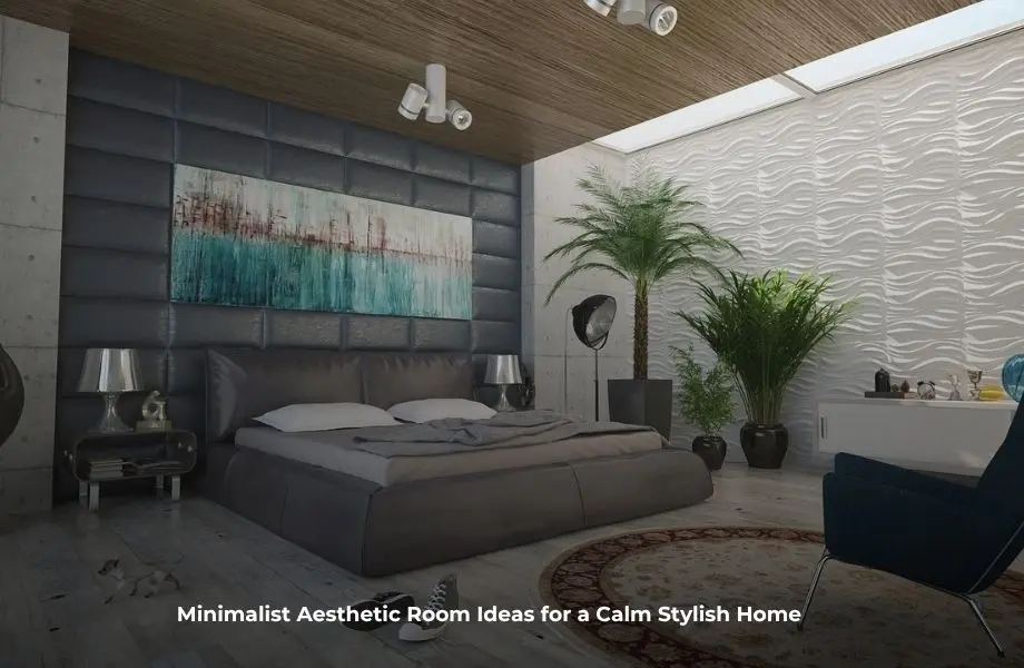Minimalist aesthetic room ideas with neutral décor and modern furniture