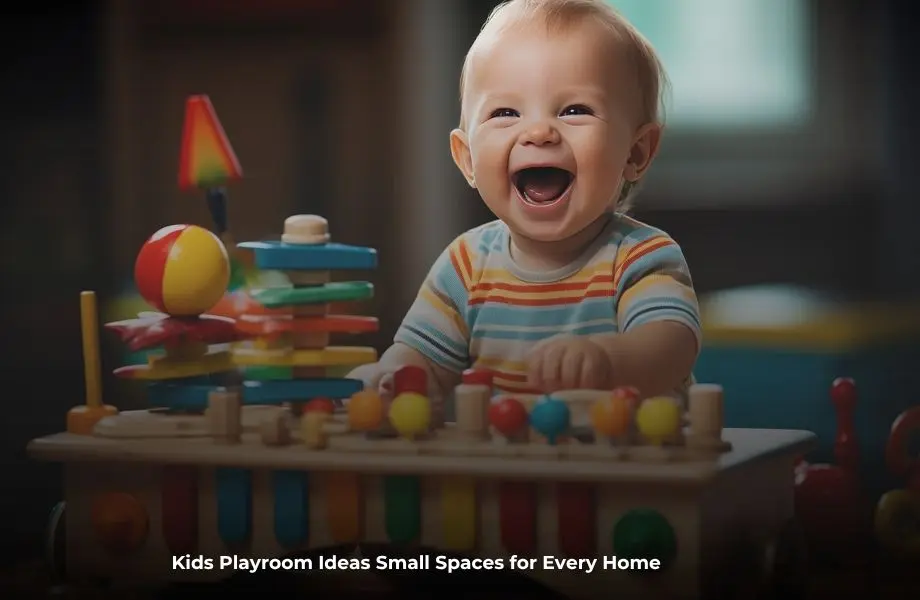 Kids playroom ideas small spaces with creative storage solutions and activity zones