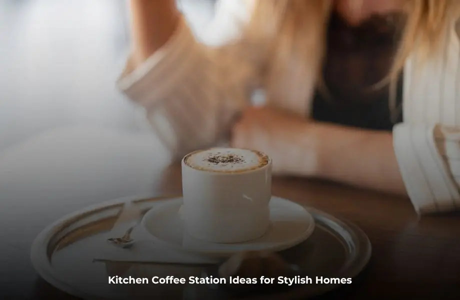 kitchen coffee station ideas for stylish and modern home kitchen setups