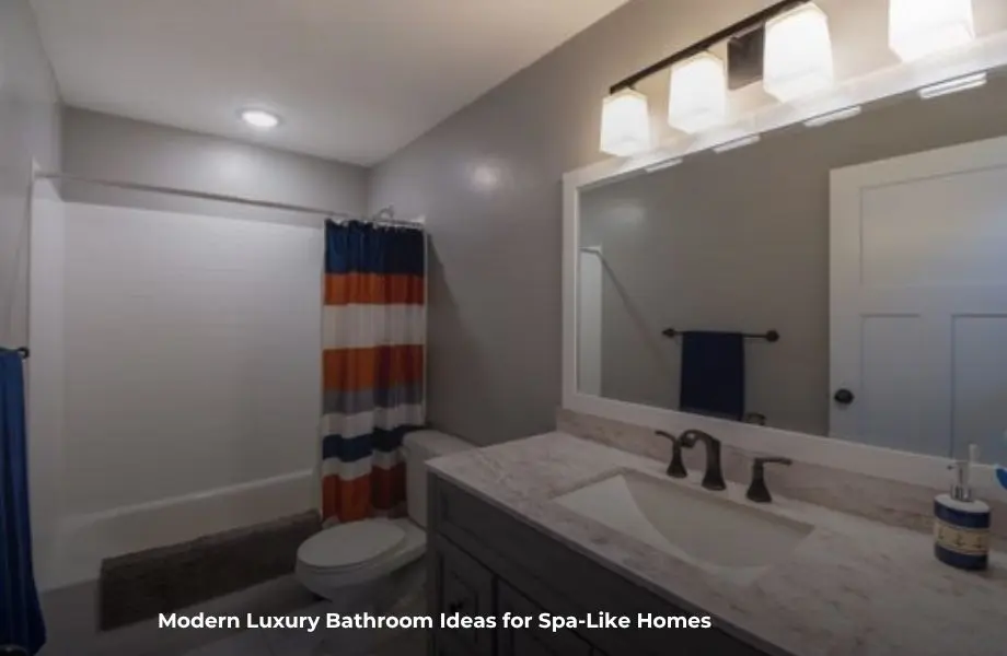 Modern luxury bathroom ideas featuring spa-like design, freestanding bathtub and walk-in shower