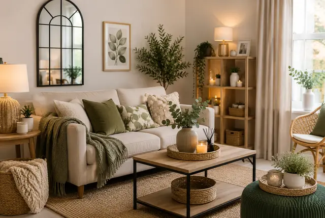 B&M home decor ideas for affordable living room and bedroom styling in the UK