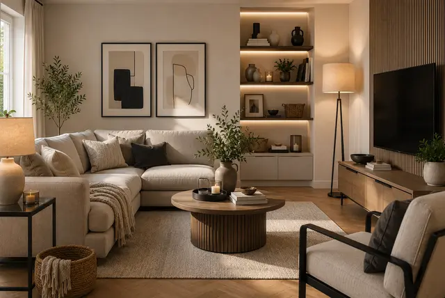 Next Home living room ideas with modern furniture and stylish décor